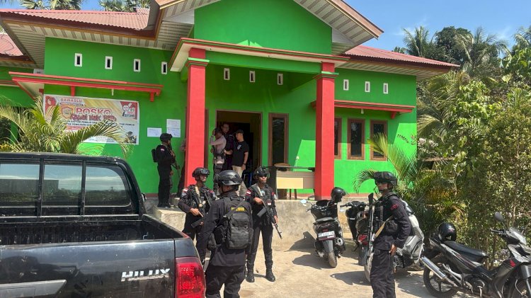 Ciptakan Situasi Kondusif Dalam Tahapan Kampanye, Polres Flotim Lakukan Patroli di Beberapa Objek Vital