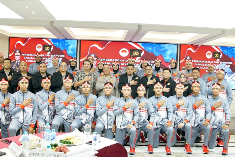 Lepas Tim Taekwondo Garbha Presisi Ke Vietnam, Irwasum Polri: Jaga Nama Baik Institusi dan Negara, Junjung Sportivitas