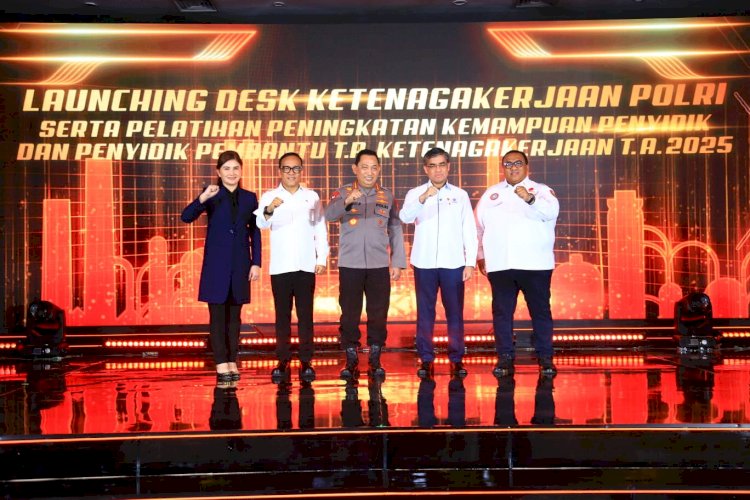 Polri Resmi Launching Desk Ketenagakerjaan untuk Selesaikan Sengketa Tenaga Kerja