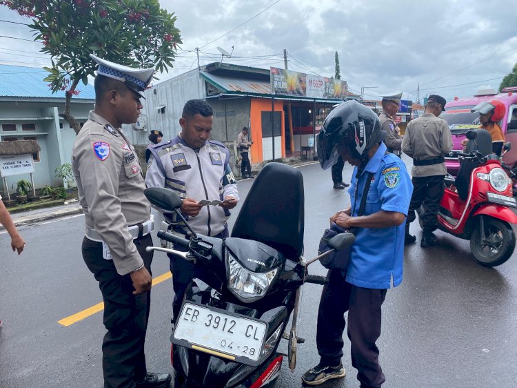 Hari Kedua Operasi Keselamatan, Polres Flotim Jaring Dua Pelanggaran