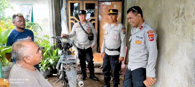 Himbauan Sat Binmas Polres Flores Timur kepada Masyarakat Pesisir Pantai Dusun Delang