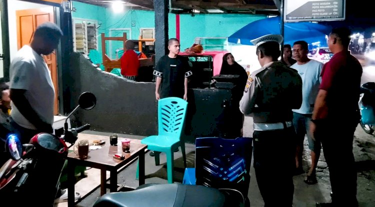 Antisipasi Kejahatan, Polres Flotim Gelar Patroli Malam