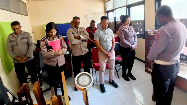 Tingkatkan Kualitas Spiritual, Polres Flores Timur Laksanakan Bimbingan Rohani