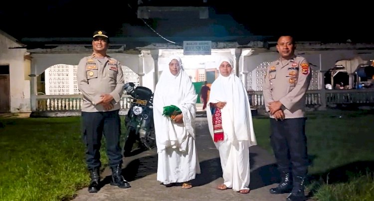 Pengamanan Ibadah Sholat Tarawih oleh Polsek Jajaran Polres Flores Timur