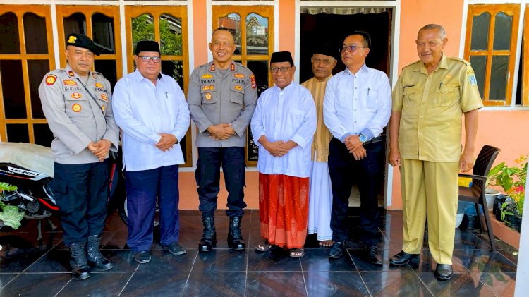 Silahturahmi Kapolres Flotim ke Pengurus MUI Kab. Flotim