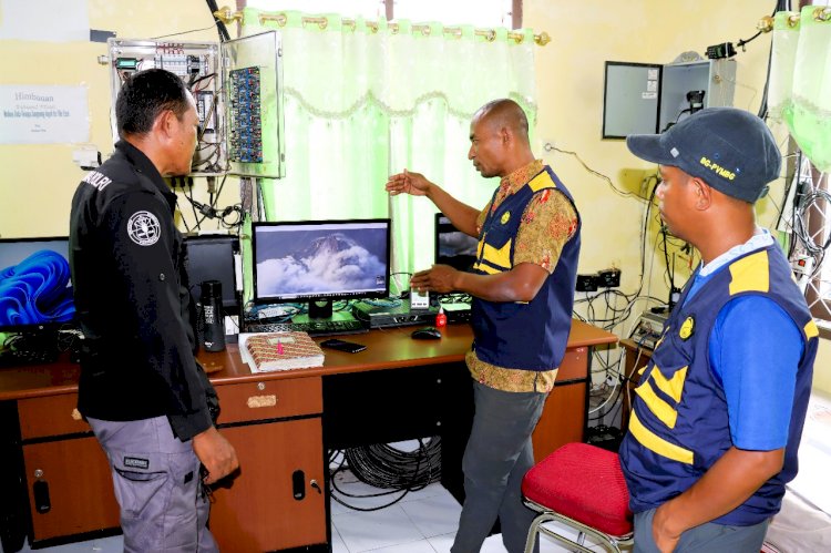 Status Siaga Belum Berubah, Polres Flotim Minta Warga Tak Abaikan Imbauan