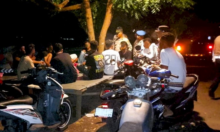 Polres Flotim Sisir Kota Larantuka, Antisipasi Aksi Premanisme