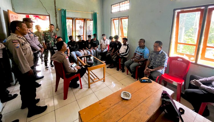 Delapan Pemuda Diamankan Satgas Operasi Pekat Polres Flores Timur Terkait Aksi Pengeroyokan di Sinarhading