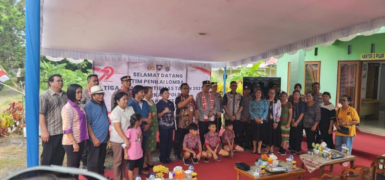 Kunjungi Posko Tiga Pilar di Bitung, Tim Penilai Pusat Apresiasi Kesiapan dan Validitas Data