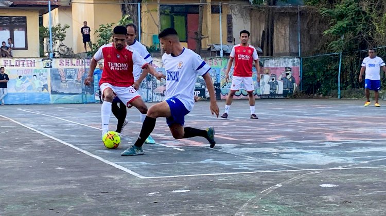 Semarak Hari Bhayangkara ke-79, Polres Flotim Gelar Turnamen Futsal Antar Satfung dan Polsek Jajaran