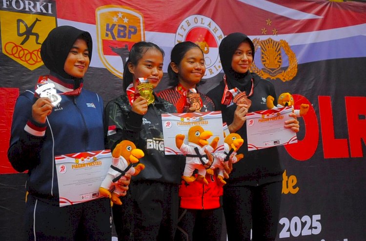 Cerita Polwan Brimob Polda Metro Raih Medali di Piala Kapolri 2025