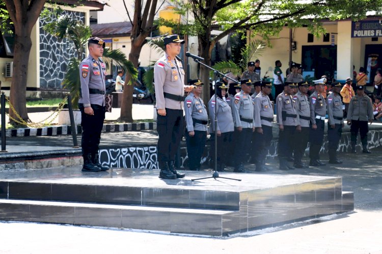 Penutupan Pelatihan Gada Pratama Satpam Gelombang VIII Polda NTT Tahun 2025 Resmi Digelar di Polres Flotim