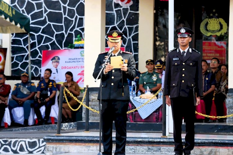 Momentum Hari Bhayangkara ke-79, Polres Flotim Kukuhkan Semangat Pelayanan dan Profesionalisme