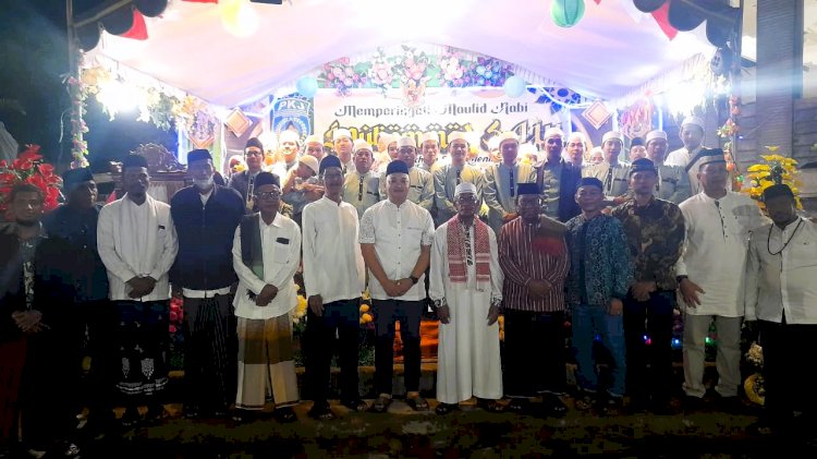Kapolres Flores Timur Hadiri Peringatan Maulid Nabi di Masjid Agung As Syuhada Larantuka