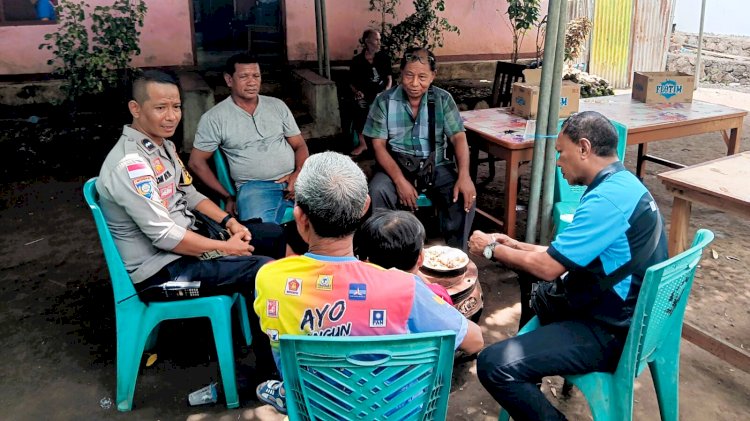 Hadir di Tengah Warga, Aipda Thomas Raya Dorong Sinergi Cegah Gangguan Kamtibmas