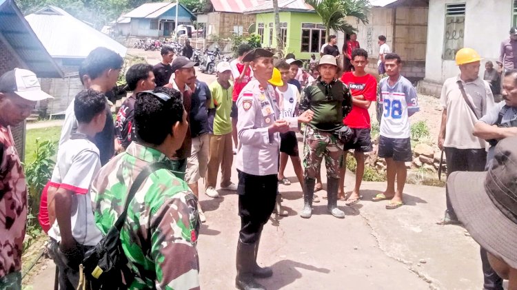 Kapolsek Adonara Barat Pimpin Pencarian Warga Demondei yang Hilang