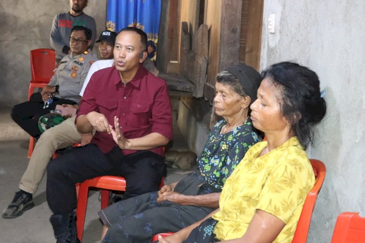 Sentuhan Humanis Biro SDM Polda NTT: Berikan Pendampingan Psikologis dan Penguatan Mental bagi Keluarga Korban di Ngada