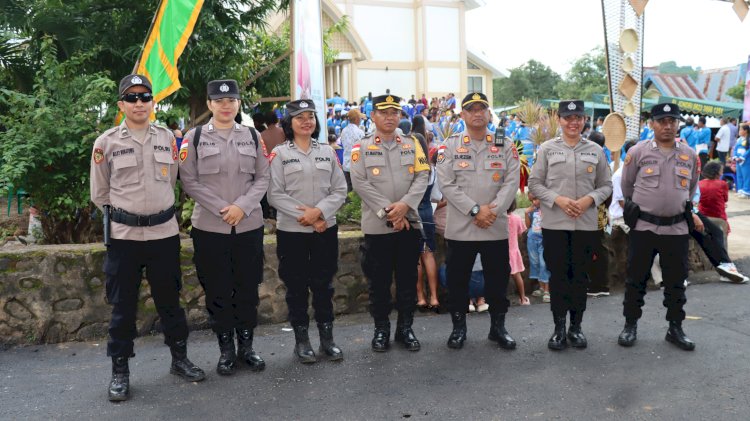 Jelang Pentahbisan Uskup Larantuka, Polres Flotim Pastikan Ibadah Vesper Berjalan Aman