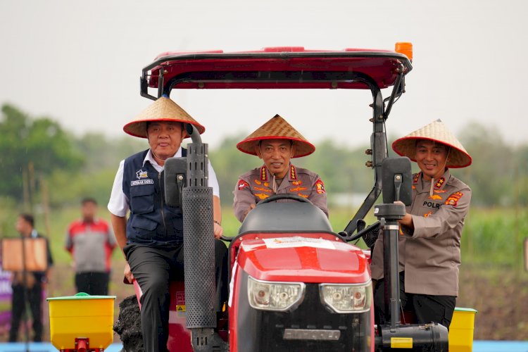 Tanam Raya Jagung Serentak Kuartal I, Kapolri: Tuntaskan Target Swasembada Pangan Presiden