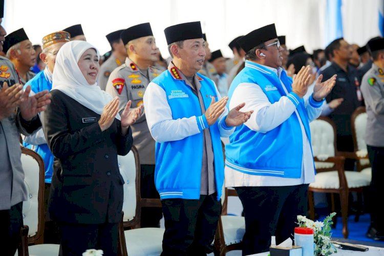 Kapolri di Hadapan Buruh: Satukan Tekad dan Barisan untuk Wujudkan Indonesia Emas 2045!