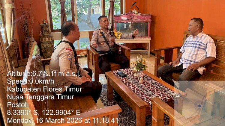 Ramadan Harmoni, Kasat Binmas Polres Flotim Bangun Sinergi dengan Tokoh Agama