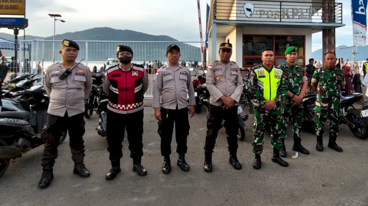 Pengamanan Sholat Idul Fitri, Polres Flotim Pastikan Situasi Kondusif