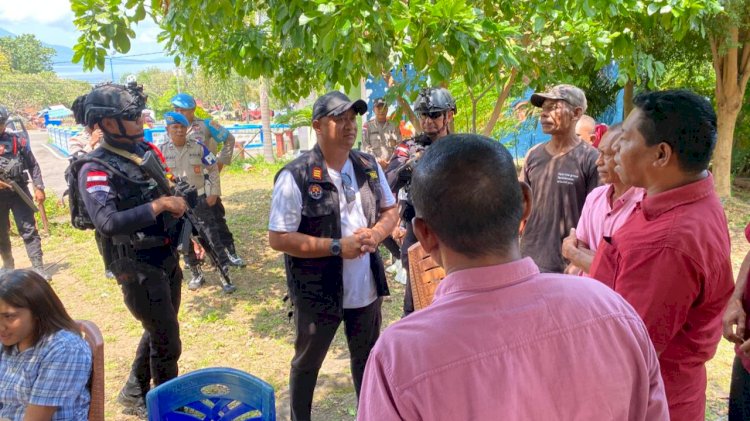 Dialogis dan Humanis, Polres Flores Timur Gelar Patroli Jaga Ketenangan Jelang Paskah