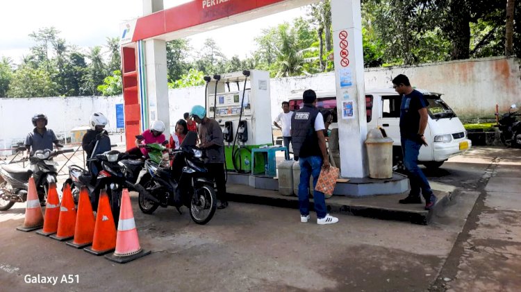 Stok BBM Terpantau Aman, Unit Tipidter Polres Flotim Intensifkan Pengawasan di Larantuka