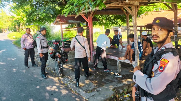 Hadir Menyapa Warga, Personel Pos Bele Perkuat Stabilitas Kamtibmas Yang Semakin Kondusif