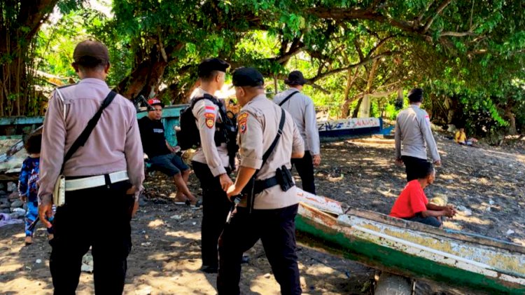 Patroli Rutin Pos Lewonara, Semangat Persaudaraan dan Keamanan Terus Dijaga