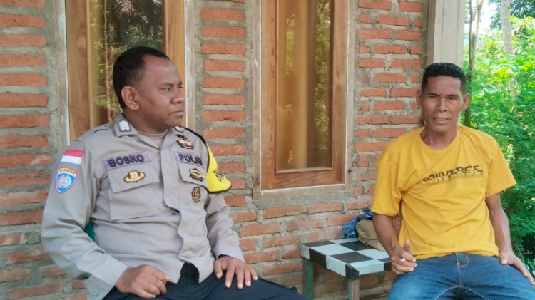 Bhabinkamtibmas Kelurahan Weri Ajak Warga Perkuat Kamtibmas dan Kepedulian Sosial
