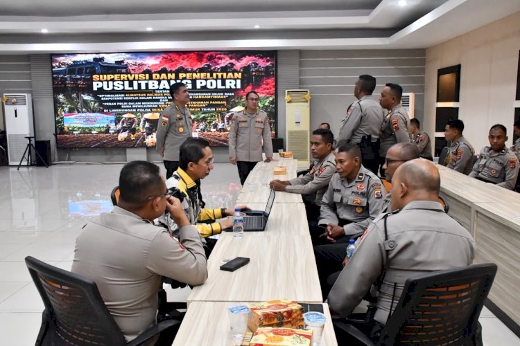 Kapolda NTT Terima Tim Puslitbang Polri, Teliti Optimalisasi Almatsus Dalmas dan Peran Polri dalam Ketahanan Pangan