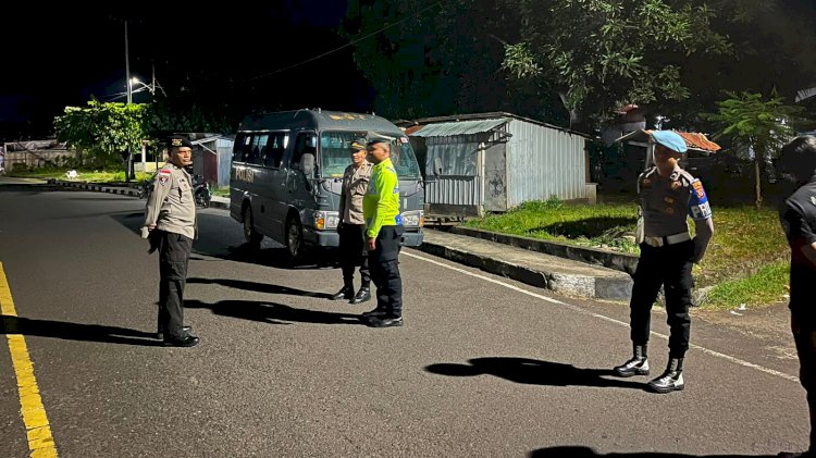 Patroli Cipta Kondisi, Wujud Kepedulian Polres Flores Timur Menjaga Ketenangan Malam