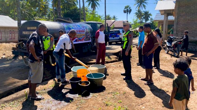 Baksos Sambut Hari Bhayangkara ke-80: Setiap Tetes Air Menjadi Berkah bagi Warga