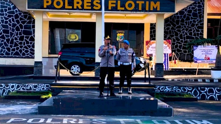 Commander Wish Kapolda NTT Jadi Pedoman Kapolres Flores Timur AKBP Gede Putra Yase Bangun Kinerja Personel