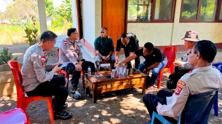 Kapolres Flotim AKBP Gede Putra Yase Terus Perkuat Silaturahmi dan Pantau Kamtibmas di Adonara