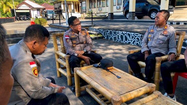 Kapolres Flores Timur Pimpin Anev Mingguan, Pastikan Tugas Jajaran Berjalan Optimal