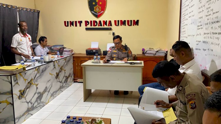 Pimpin Gelar Perkara, Kapolres Flores Timur Pastikan Penanganan Kasus Sesuai Prosedur