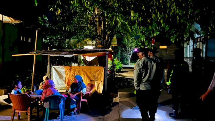 Kawal Stabilitas Kamtibmas, Personel BKO Polres Flores Timur Intensifkan Patroli Dialogis