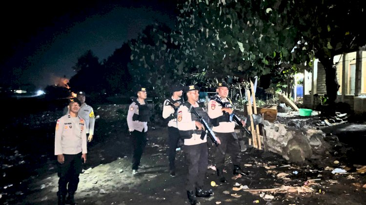 Dari Gang dan Lorong Wailingo, Polres Flotim Tebarkan Pesan Damai dan Ketenangan