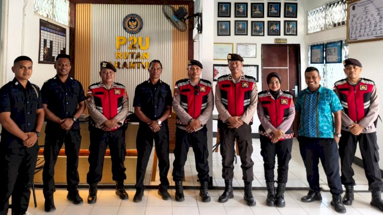 Sambang Humanis, Sat Samapta Flotim Bangun Sinergi dengan Rutan Larantuka