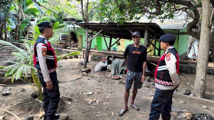 Patroli Tak Sekadar Melintas, Polres Flotim Sambangi Pelaku Usaha dan Jaga Kenyamanan Warga
