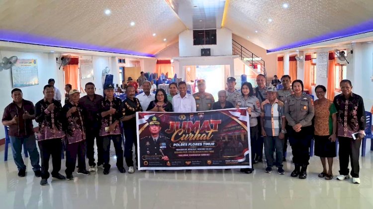 Jumat Curhat di Lewoloba, Polres Flores Timur Buka Ruang untuk Mendengar Suara Warga