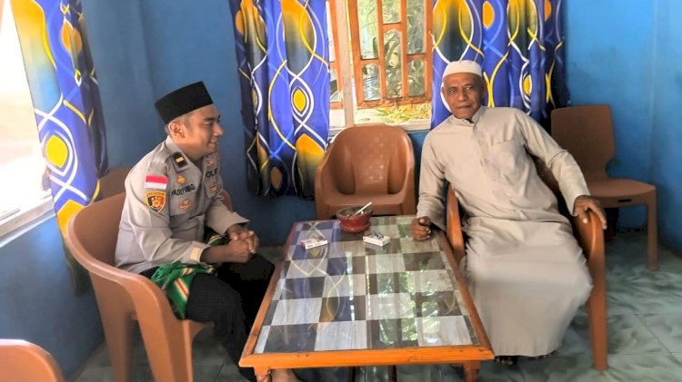 Jaga Kerukunan dari Desa, Kapolsek Adonara Barat Rangkul Tokoh Agama