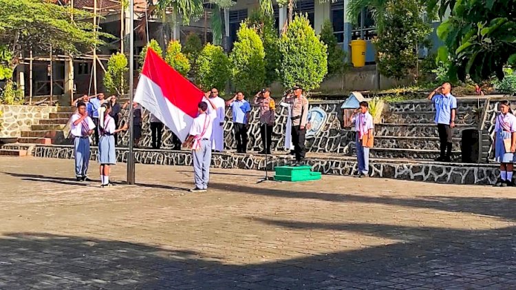 Dari Sekolah untuk Masa Depan, Polres Flotim Ajak Pelajar Jauhi Bullying dan Narkoba