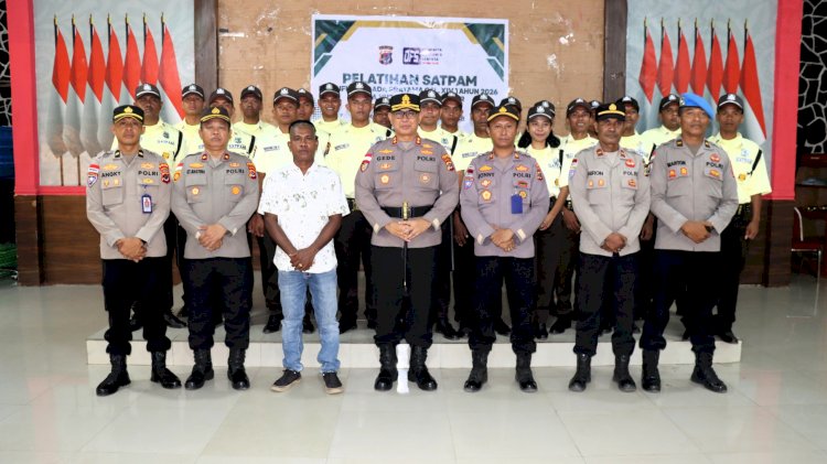 Menutup Pelatihan Gada Pratama, Kapolres Flores Timur Titip Pesan Profesionalisme dan Keteladanan