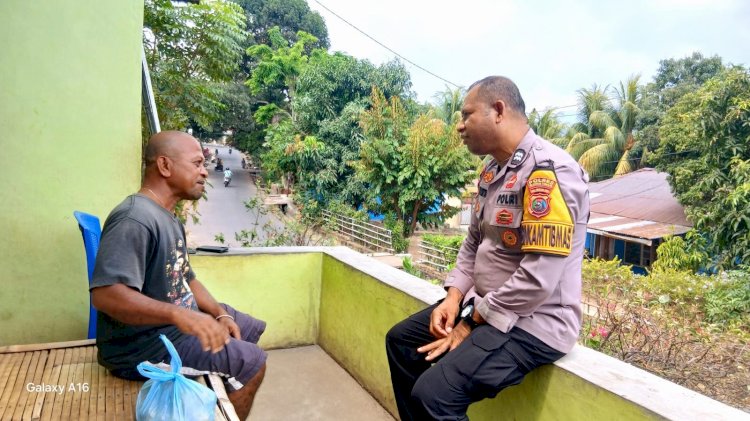 Jalin Silaturahmi, Aiptu Hieronymus Setu Ajak Warga Peduli Kamtibmas