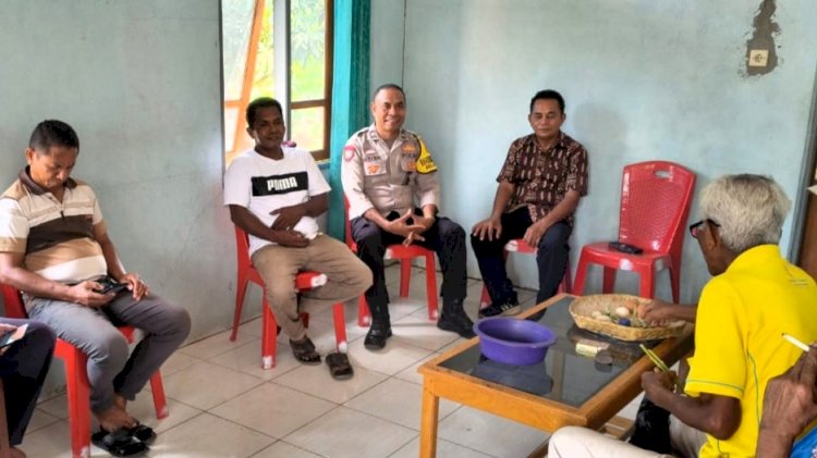 Dari Perselisihan Menuju Damai, Bhabinkamtibmas Sinar Hading Kawal Perdamaian Adat