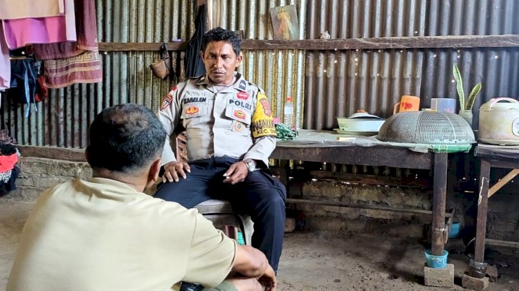 Bukan Sekadar Patroli, Bhabinkamtibmas Titehena Bangun Kepedulian Bersama Warga