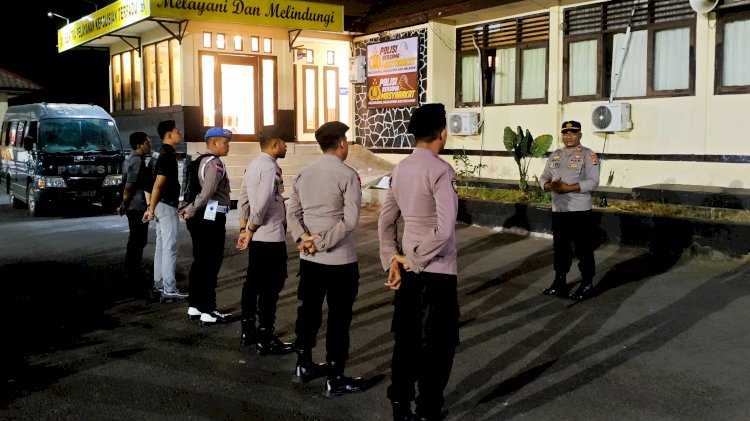 Patroli Malam Polres Flores Timur, Wujud Kepedulian terhadap Kenyamanan Warga